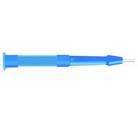GIMA Cureta Biopsia-Punch, estéril, desechable, hoja de acero inoxidable, sin costuras, sin látex, mango ranurado, tamaño: Ø 2 mm, longitud de la hoja 8 mm, paquete de 10 curetas en blister