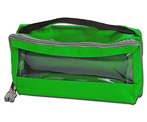 GIMA E3 - Bolsa rectangular acolchada con ventana y asa, color verde