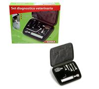 Gima - Equipo de diagnóstico veterinario xenón-halógeno, 8 espéculo metálico esterilizable en autoclave con diámetros de 4 a 9,4 mm, 31425