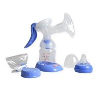 Gima - Extractor de leche manual para uso doméstico, compacto y ligero, para aspirar la leche materna de manera eficiente y discreta, 41700