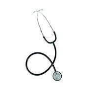 GIMA - Fonendoscopio YTON, Lira verde oscuro, diadema Ø 45 mm, sin látex, acabado Duracote, manual multilingüe, dispositivo médico CE Clase I