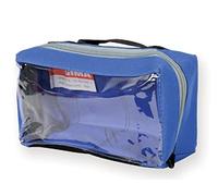 GIMA - Funda cuadrada E1 con ventana y asa, azul, 1