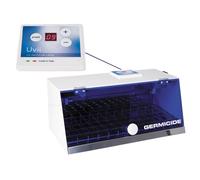 GIMA Germy plus 8 W con temporizador, lámpara germicida ultravioleta que destruye rápidamente cualquier microorganismo, 35740