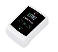 GIMA I-Tech Orthomag, para magnetoterapia de baja frecuencia doméstica y profesional, 2 programas de 75 Hz y 50 Hz, con batería, cargador, imán para prueba de emisiones, 2 bandas S y L, bolsa y manual