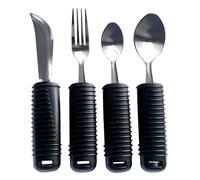 GIMA Juego de 4 cubiertos de acero inoxidable (cuchillo, tenedor, cuchara y cuchara), 28920