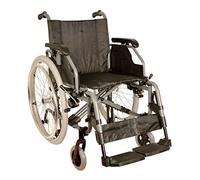 Gima King - Cochecito de aluminio con asiento de 46 cm, tejido negro