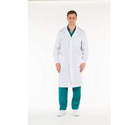 GIMA La Empresa 26085 Unisex Camice Automáticos con Algodón, Talla 50, Blanco "