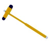 Gima - Martillo neurológico sin látex, Buck Classic, con mango de latón cromado, aguja y agesimetro, 31251
