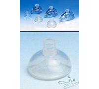 Gima - Máscara de silicona, esterilizable en autoclave 40 veces, tamaño no. 0 Recién nacido Pequeño, Sin látex, 1 ud.