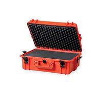 GIMA MAX Maleta 430 sólida y fiable en cualquier condición, con esponja interna, 555 x 428 x h 211 mm, naranja, 27226