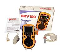 GIMA Oxímetro OXY-100, Oxímetro de pulso digital: monitorización precisa de la saturación de oxígeno (SpO2) y de la frecuencia cardíaca, oxímetro de dedo portátil, SpO2