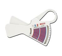 GIMA Plicómetro FAT-1, Instrumento para medir la grasa corporal, Garra de medición de los pliegues cutáneos, Kit de medición de los pliegues cutáneos, Manual multilingüe (IT)