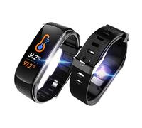 GIMA - Pulsera de actividad física Fitband Plus con 6 parámetros de salud, color negro, 27237