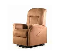 GIMA SILLÓN ELEVABLE FLAVIA 2 motores - Marron. Sillón con sistema de elevación motorizado. Alcanza la posición de la cama garantizando una sesión relajante.