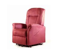 Gima - Sillón Flavia 2 Motores, Elevador y Reclinable, Levantar Personas, con Mando a Distancia, Color Burdeos, con Reposapiés Elevable Standard, Carga Máx 150 Kg