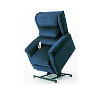 Gima - Sillón Ginevra 2 Motores, Elevador y Reclinable, Levantar Personas, con Mando a Distancia, Color Azul, con Reposapiés Elevable Standard, Carga Máx 150 Kg
