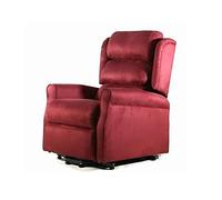 Gima - Sillón Ginevra 2 Motores, Elevador y Reclinable, Levantar Personas, con Mando a Distancia, Color Burdeos, con Reposapiés Elevable Standard, Carga Máx 150 Kg