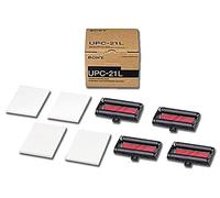 GIMA Sony UPC-21L, paquete de impresión a color gran tamaño, para aplicaciones endoscopia y ultrasonido, tamaño A6, 4 cartuchos tinta 200 soportes 144 x 100 mm