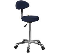 GIMA Taburete Con Respaldo - Azul Oscuro