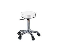 Gima Taburete para estudio médico, dentista, podologo, esteticista, BLANCO