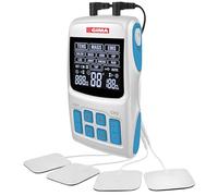 GIMA Tens Care 3 en 1 a 2 canales con función de masaje y electroestimulación muscular y nerviosa transcutánea, 36 programas, 28406
