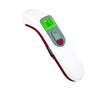 GIMA Termómetro De Frente Infrarrojo Láser Digital Profesional, Para Fiebre, Instantáneo, Sin Contacto, Para Bebés, Niños Y Adultos, Escáner Térmico Con Alarma, 2 AAA Incluidos, Idiomas It, Gr, Ro, Pl