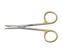 GIMA Tijeras Iris, rectas, 11,5 cm, con puntas sólidas que ofrecen al cirujano buena precisión, 26526