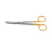 Gima - Tijeras Mayo Stille, 15 cm, curvas y romas, con puntas sólidas que ofrecen al cirujano precisión, 19 cm, 38511