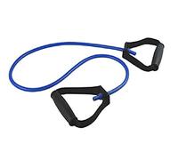 GIMA Tubo de látex con asas revestidas de goma termoplástica o TPR, color azul, nivel de fuerza Heavy, longitud 125 cm