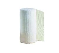 GIMA - Venda de Gasa Hidrofílica Bordeada de 20 Hilos, 100% Algodón Absorbente Candido, Borde con Dobladillo, Sin Látex, Tamaño 3.5 m x 10 cm, caja de 6 rollos