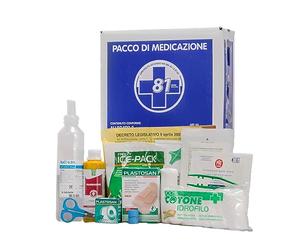 GIMA Vendaje no elástico PREVIZINC "A" 10 cm x 5 m, paquete de 10, 34716