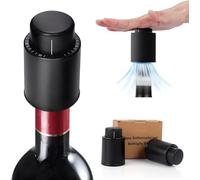 Gimars 2 Pcs Tapón de Vino de Vacío con Indicador de Fecha Reutilizable para Botellas de Vino,Almacenamiento de Vino,Regalo para Amantes del Vino