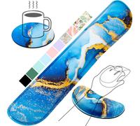 GIMARS Actualizacin Agrandar el reposapis de espuma de gel de gel sedoso Descanso de la mueca para la computadora para el teclado de la computador