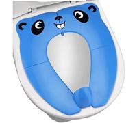 Gimars Asiento WC Plegable Antideslizante Niños Portátil con Bolsa - Azul