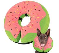 Gimars Collar Isabelino Inflable Large para Perros Grandes, Contorno de Cuello 35.6-45.7 cm Collarín Perros para no Lamerse, Suave y Cómodo, Alternativa de Cono de Recuperación para Cirugía