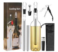Gimars Enfriador de Botella de Vino 7 en 1 Kit de Barra Enfriadora