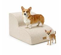 Gimars Escaleras para Perros de 2 peldaños Beige