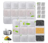 Paquete de 8 filtros de Agua de Repuesto Gimars para filtros de Fuente de Agua para Gatos W4-S1 para Interiores