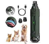 Gimars Lima De Uñas Eléctrica para Perros, Ajustable 6 Velocidades Cortador De Uñas Eléctrico, Cortauñas Electrico para Perros con Luz Led, Recargable Lima De Uñas De 3 Puertos para Perros