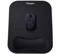 Gimars Pad de ratn con reposapis de mueca grande suave de fibra de fibra espuma ergonmica almohadilla de ratn ergonmico mousepad cmoda con