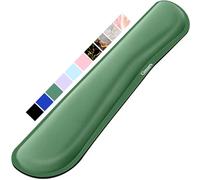 Gimars - Reposamuñecas ergonómicas de espuma de memoria, soporte para teclado y base antideslizante para escritorio Gamer, ordenador MAC, verde oscuro