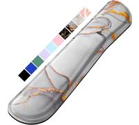 Gimars - Reposamuñecas ergonómicas de espuma de memoria, soporte para teclado y base antideslizante para escritorio Gamer, ordenador MAC, oro gris