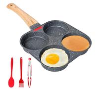 Gimars Sartén para Tortitas 4 en 1 de Aluminio con 4 Agujeros