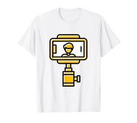 Gimbal Film Maker Influencer en Redes sociales Camiseta gráfica económica, Hombre, Blanco, S