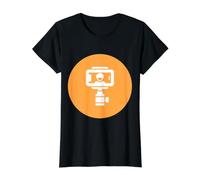 Gimbal Film Maker Influencer en Redes sociales Camiseta gráfica económica, Mujer, Negro, XS