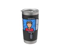 Gimbal Film Maker Influencer en redes sociales Vaso térmico de acero inoxidable de doble pared