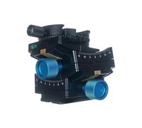Gimbal Head, Cabezal de trípode goniómetro con nivelación 3D mediante engranaje helicoidal, e inclinación bidireccional