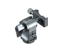Gimbal Head, Soporte de luz con cabezal de bola giratorio de 360° y rosca de 1/4". Compatible con cámaras, teléfonos y portátiles.