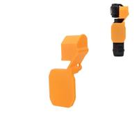 Gimbal Lock compatible con Insta360 Luna Pro, protector de pantalla y clip estabilizador de 3 ejes para transporte, color naranja