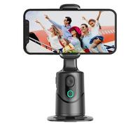 Gimbal Stabilizer - ABS, 3.23x3.23x5.12in Selfie Stabilizer 3-Axis Rotating | AI Tracking, Face Recognition For Vlogging, Social Media Content Creation, Live Streaming, Travel, Sports Events, Photogra